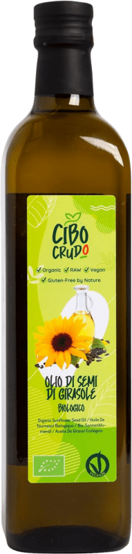 21,95 € Spedizione Gratuita | Olio da Cucina Cibo Crudo Girasol sin Refinar Ecológico Italia Bottiglia 75 cl