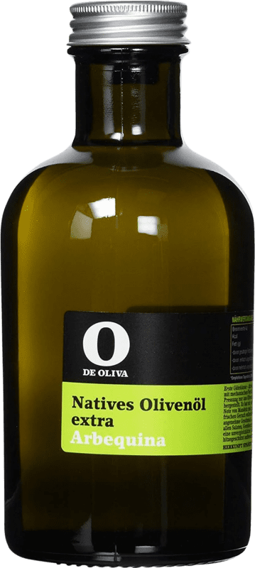 36,95 € Spedizione Gratuita | Olio d'Oliva Mediterráneo O de Oliva EVO Extra Vergine Spagna Arbequina Bottiglia Medium 50 cl