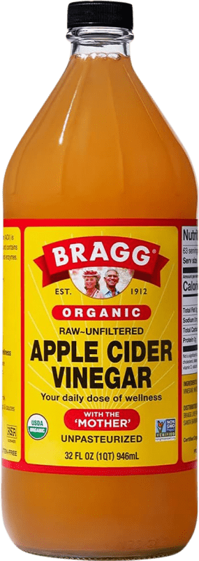 51,95 € Бесплатная доставка | Уксус Bragg Apple Sidra Orgánico Соединенные Штаты бутылка 1 L