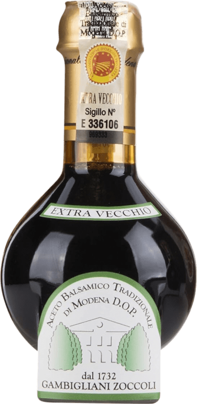 119,95 € Бесплатная доставка | Уксус Gambigliani Zoccoli Balsamico — Бальзамический D.O.C. Modena Италия 25 Лет Мини-бутылка 10 cl