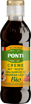12,95 € Envío gratis | Caja de 2 unidades Vinagre Ponti Creme Aceto Balsamico Bio D.O.C. Modena Italia Eco Ecológico Botellín 25 cl