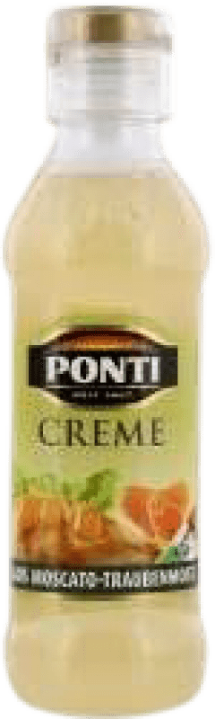 19,95 € Envío gratis | Vinagre Ponti Crème — Crema Italia Moscato Botellín 25 cl