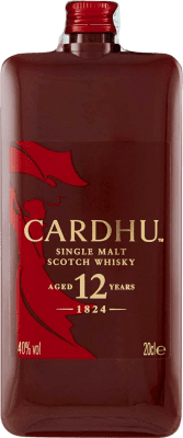 13,95 € Spedizione Gratuita | Whisky Single Malt Cardhu Pocket Edition Regno Unito 12 Anni Piccola Bottiglia 20 cl