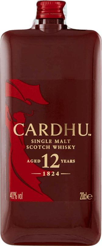 13,95 € 送料無料 | シングルモルトウイスキー Cardhu Pocket 限定版 イギリス 12 年 小瓶 20 cl