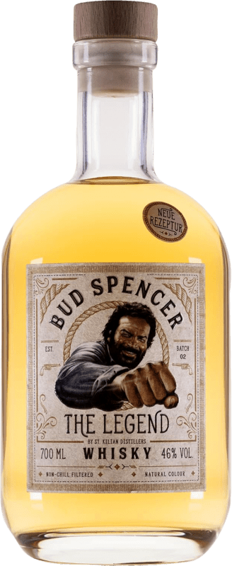 89,95 € Envío gratis | Whisky Blended St. Kilian Bud Spencer The Legend Nº 02 Batch Alemania 70 cl