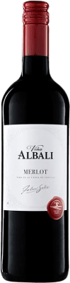 7,95 € Kostenloser Versand | Rotwein Félix Solís Viña Albali Spanien Merlot Flasche 75 cl