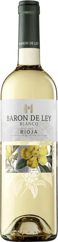 8,95 € Spedizione Gratuita | Vino bianco Barón de Ley Viura y Malvasia Blanco D.O.Ca. Rioja La Rioja Spagna Viura, Malvasía Bottiglia 75 cl