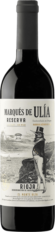 13,95 € Spedizione Gratuita | Vino Rosso Lan Marqués de Ulía Riserva D.O.Ca. Rioja La Rioja Spagna Tempranillo, Mazuelo 75 cl