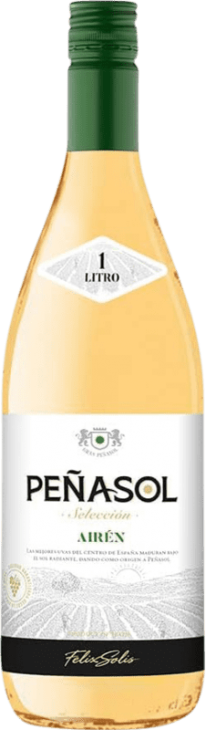 6,95 € Envio grátis | Vinho branco Peñasol Blanco Espanha Airén Garrafa 1 L