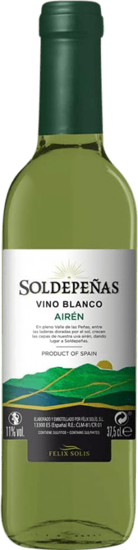 5,95 € Kostenloser Versand | Weißwein Félix Solís Castillo de Soldepeñas Blanco I.G.P. Vino de la Tierra de Castilla Kastilien-La Mancha Spanien Airén Flasche 75 cl