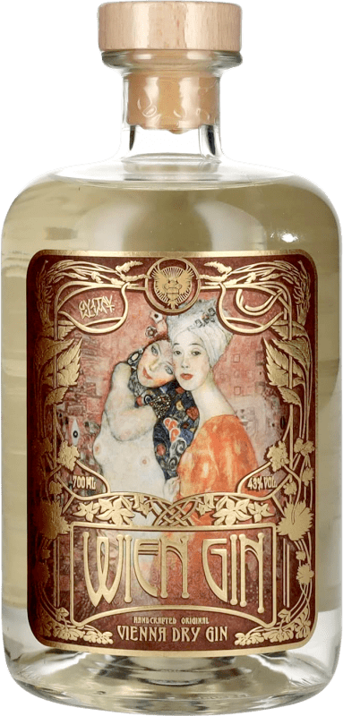 55,95 € Envio grátis | Genever Gin Wien Gustav Klimt Edição Limitada Áustria 70 cl