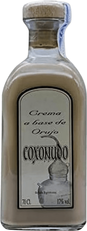 10,95 € Envío gratis | Crema de Licor Manuel Acha Coxonudo País Vasco España Botella 70 cl