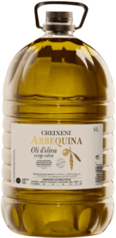 66,95 € Envío gratis | Aceite de Oliva Sant Josep Creixent Cataluña España Arbequina Garrafa 5 L