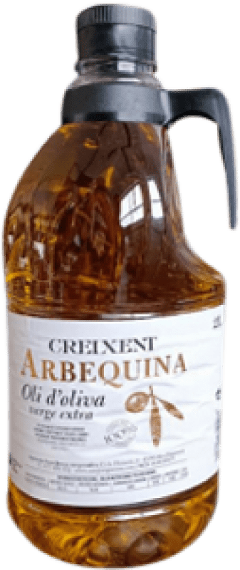 26,95 € Envio grátis | Azeite de Oliva Sant Josep Creixent AOVE Virgem Extra Catalunha Espanha Arbequina Garrafão 2 L