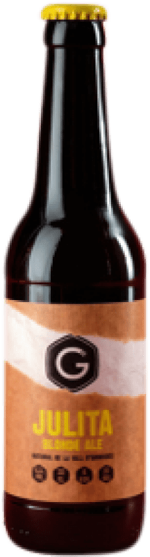 13,95 € Kostenloser Versand | 3 Einheiten Box Bier Graner Julita Ale Katalonien Spanien Drittelliterflasche 33 cl