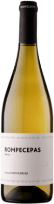 19,95 € Spedizione Gratuita | Vino bianco Cinco Leguas Rompecepas Blanco D.O. Vinos de Madrid Spagna Torrontés, Airén, Malvar, Jaén Bottiglia 75 cl