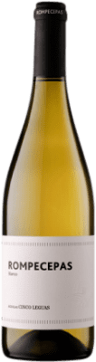 21,95 € Envío gratis | Vino Blanco Cinco Leguas Rompecepas D.O. Vinos de Madrid España Torrontés, Airén, Malvar, Jaén Botella 75 cl