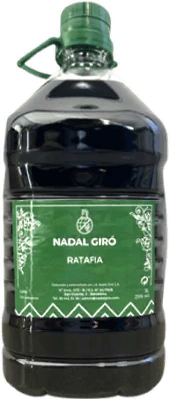 34,95 € Envío gratis | Licores Nadal Giró CISA Ratafia Cataluña España Garrafa 3 L