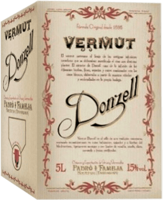 33,95 € Spedizione Gratuita | Vermouth Padró Donzell Blanco Catalogna Spagna Bag in Box 5 L