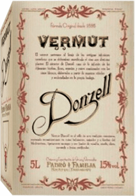 33,95 € Free Shipping | Vermouth Padró Donzell Blanco — White Catalonia Spain Bag in Box 5 L