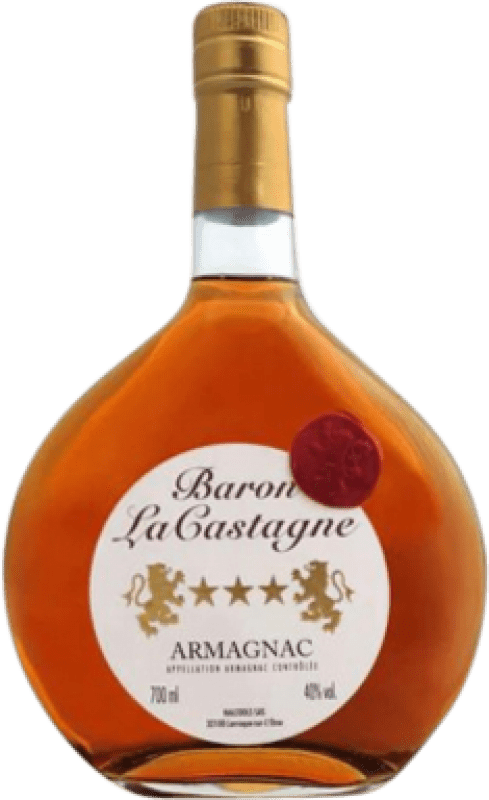 17,95 € Free Shipping | Armagnac Halcool. Baron Lacastagne France Bottle 70 cl