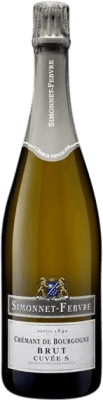 26,95 € Spedizione Gratuita | Spumante Bianco Taittinger Simonnet-Febvre Brut Cuvée A.O.C. Crémant de Bourgogne Borgogna Francia Pinot Nero, Chardonnay Bottiglia 75 cl