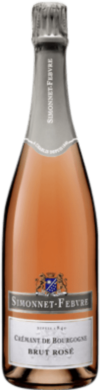 25,95 € Envoi gratuit | Rosé mousseux Taittinger Simonnet-Febvre Rosé Brut A.O.C. Crémant de Bourgogne Bourgogne France Bouteille 75 cl