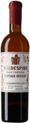 138,95 € 免费送货 | 加强葡萄酒 Valdespino Vintage, Palo Cortado — 帕洛科塔多酒 D.O. Jerez-Xérès-Sherry 安达卢西亚 西班牙 半瓶装 37 cl