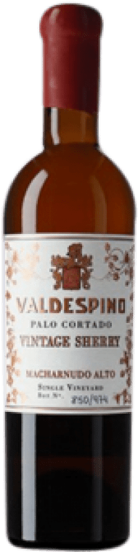 138,95 € Free Shipping | Fortified Wine Valdespino Vintage, Palo Cortado D.O. Jerez-Xérès-Sherry Andalusia Spain Half Bottle 37 cl