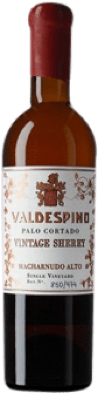 132,95 € Envio grátis | Vinho fortificado Valdespino Palo Cortado Vintage D.O. Jerez-Xérès-Sherry Espanha Meia Garrafa 37 cl