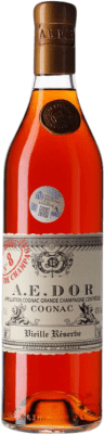 524,95 € 免费送货 | 干邑白兰地 A.E. DOR Nº 8 Viejo — 老, 珍藏 A.O.C. Cognac 法国 50 岁 70 cl