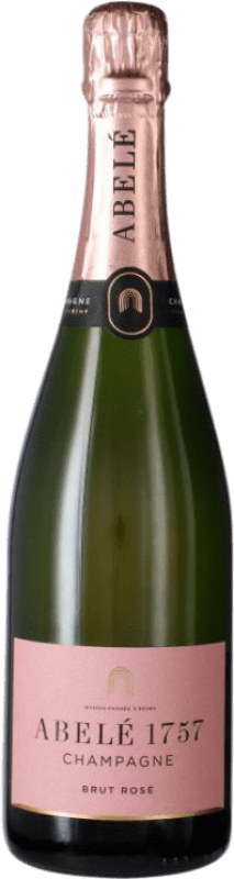 71,95 € Envio grátis | Espumante rosé Henri Abelé Rosé Brut A.O.C. Champagne Champagne França Pinot Preto, Chardonnay, Pinot Meunier Garrafa 75 cl