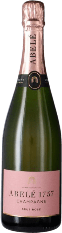 78,95 € Kostenloser Versand | Rosé Sekt Henri Abelé Brut — Herb Rosé A.O.C. Champagne Champagner Frankreich Pinot Noir — Spätburgunder, Chardonnay, Pinot Meunier — Schwarzriesling Flasche 75 cl
