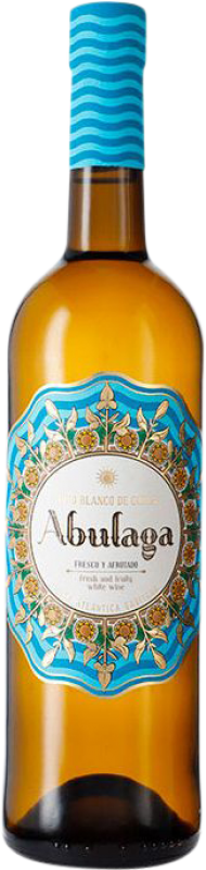 7,95 € Kostenloser Versand | Weißwein Abulaga. Vino de Costa Spanien Muscat Giallo Flasche 75 cl