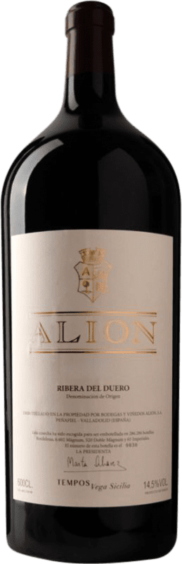 1 959,95 € Free Shipping | Red wine Alión D.O. Ribera del Duero Castilla la Mancha Spain Tempranillo Imperial Bottle-Mathusalem 6 L