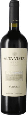25,95 € 免费送货 | 红酒 Altavista Premium I.G. Mendoza 门多萨 阿根廷 Bonarda 瓶子 75 cl