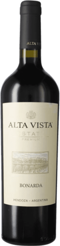 25,95 € 免费送货 | 红酒 Altavista Premium I.G. Mendoza 门多萨 阿根廷 Bonarda 瓶子 75 cl