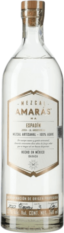 54,95 € Spedizione Gratuita | Mezcal Amaras Espadín Giovane Messico Bottiglia 70 cl