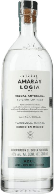106,95 € Spedizione Gratuita | Mezcal Amaras Logia Azul Messico Bottiglia 70 cl