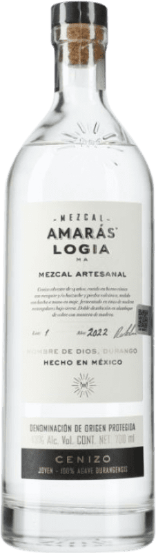 108,95 € Envio grátis | Mezcal Amaras Logia Cenizo México Garrafa 70 cl