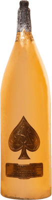 98 229,95 € Kostenloser Versand | Weißer Sekt Armand de Brignac Gold Brut A.O.C. Champagne Champagner Frankreich Spätburgunder, Chardonnay, Pinot Meunier Goliath Flasche 27 L