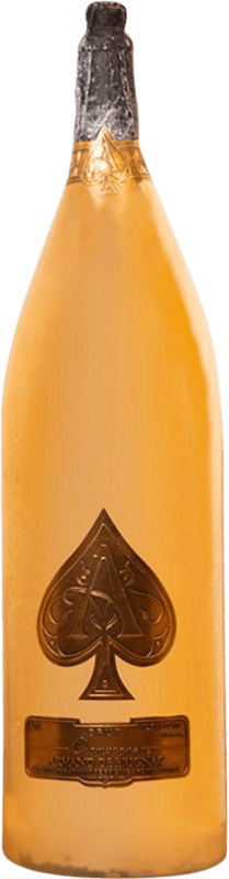 98 229,95 € 送料無料 | 白スパークリングワイン Armand de Brignac Gold Brut A.O.C. Champagne シャンパン フランス Pinot Black, Chardonnay, Pinot Meunier ボトル Goliath 27 L