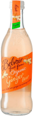 35,95 € 免费送货 | 盒装12个 饮料和搅拌机 Belvoir Ginger Beer Organic 英国 小瓶 25 cl