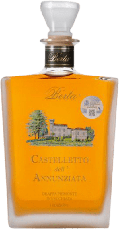 267,95 € Spedizione Gratuita | Grappa Berta Castelleto dell'Annunziata I.G.T. Grappa Piemontese Piemonte Italia 70 cl