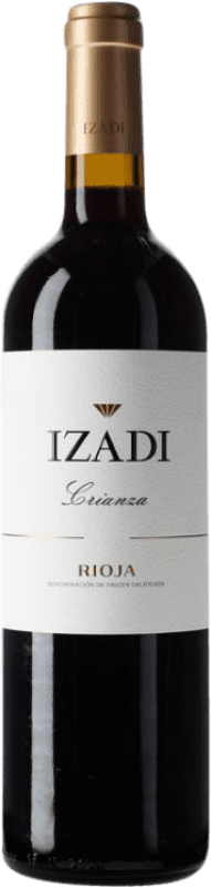 14,95 € Бесплатная доставка | Красное вино Izadi старения D.O.Ca. Rioja Ла-Риоха Испания Tempranillo бутылка 75 cl