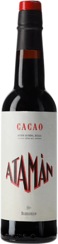 104,95 € 免费送货 | 利口酒 Barbadillo Bota Única Licor Cacao Atamán D.O. Jerez-Xérès-Sherry 安达卢西亚 西班牙 半瓶 37 cl