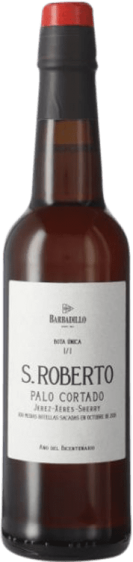 742,95 € 送料無料 | 酒精強化ワイン Barbadillo Palo Cortado San Roberto Bota Única D.O. Jerez-Xérès-Sherry アンダルシア スペイン Palomino Fino ハーフボトル 37 cl