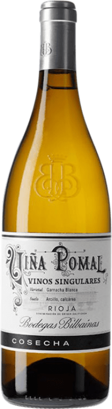 34,95 € 免费送货 | 白酒 Bodegas Bilbaínas Viña Pomal D.O.Ca. Rioja 拉里奥哈 西班牙 Grenache White 瓶子 75 cl