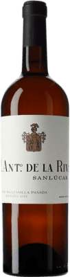 75,95 € Kostenloser Versand | Likörwein De la Riva Balbaína Alta Pasada Saca D.O. Manzanilla-Sanlúcar de Barrameda Andalusien Spanien Palomino Fino Flasche 75 cl