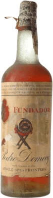 51,95 € Free Shipping | Brandy Pedro Domecq Fundador Colección D.O. Jerez-Xérès-Sherry Andalusia Spain Bottle 1 L